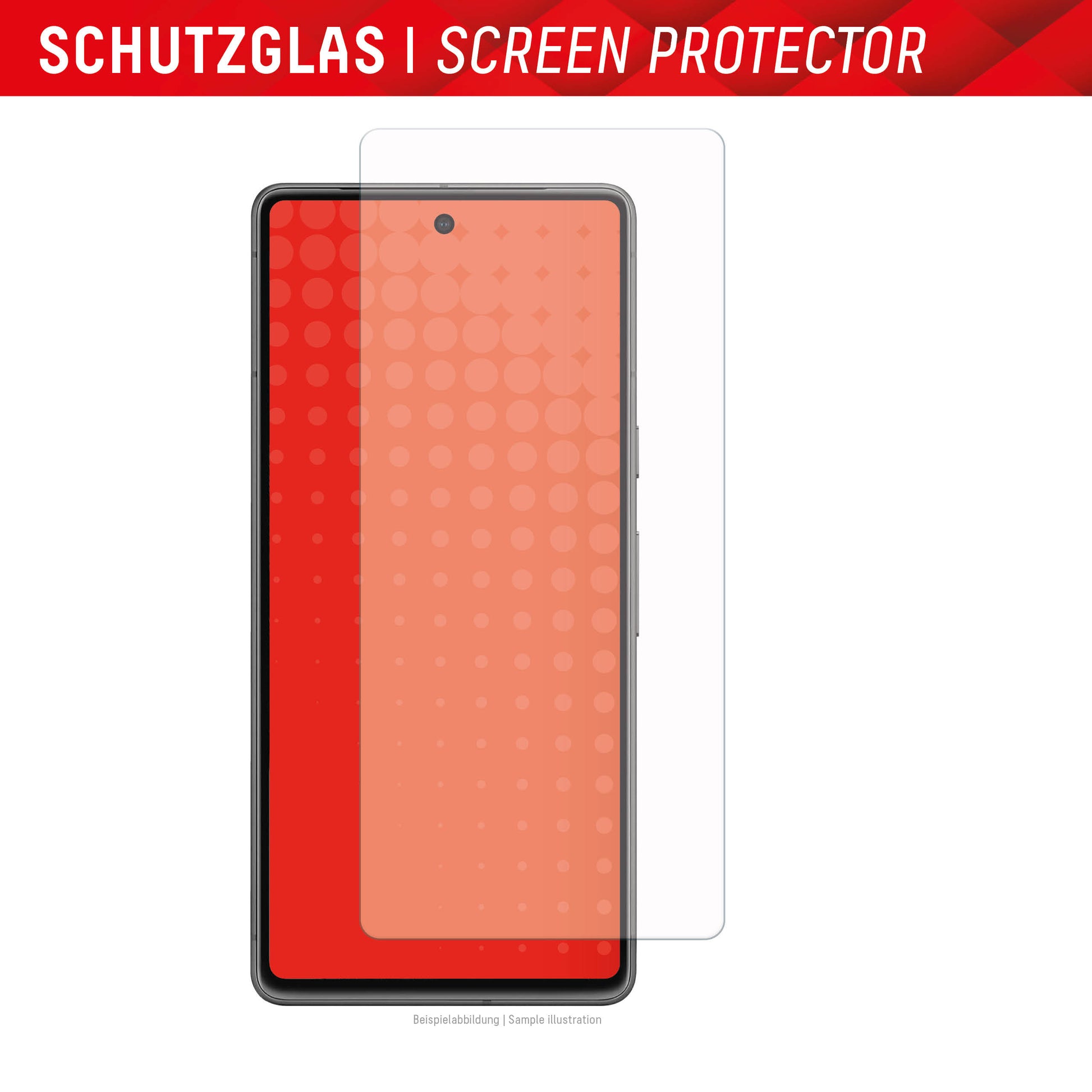Displex Displayschutz (Panzerglas), 10H – für Pixel 7a – mit Applikator
