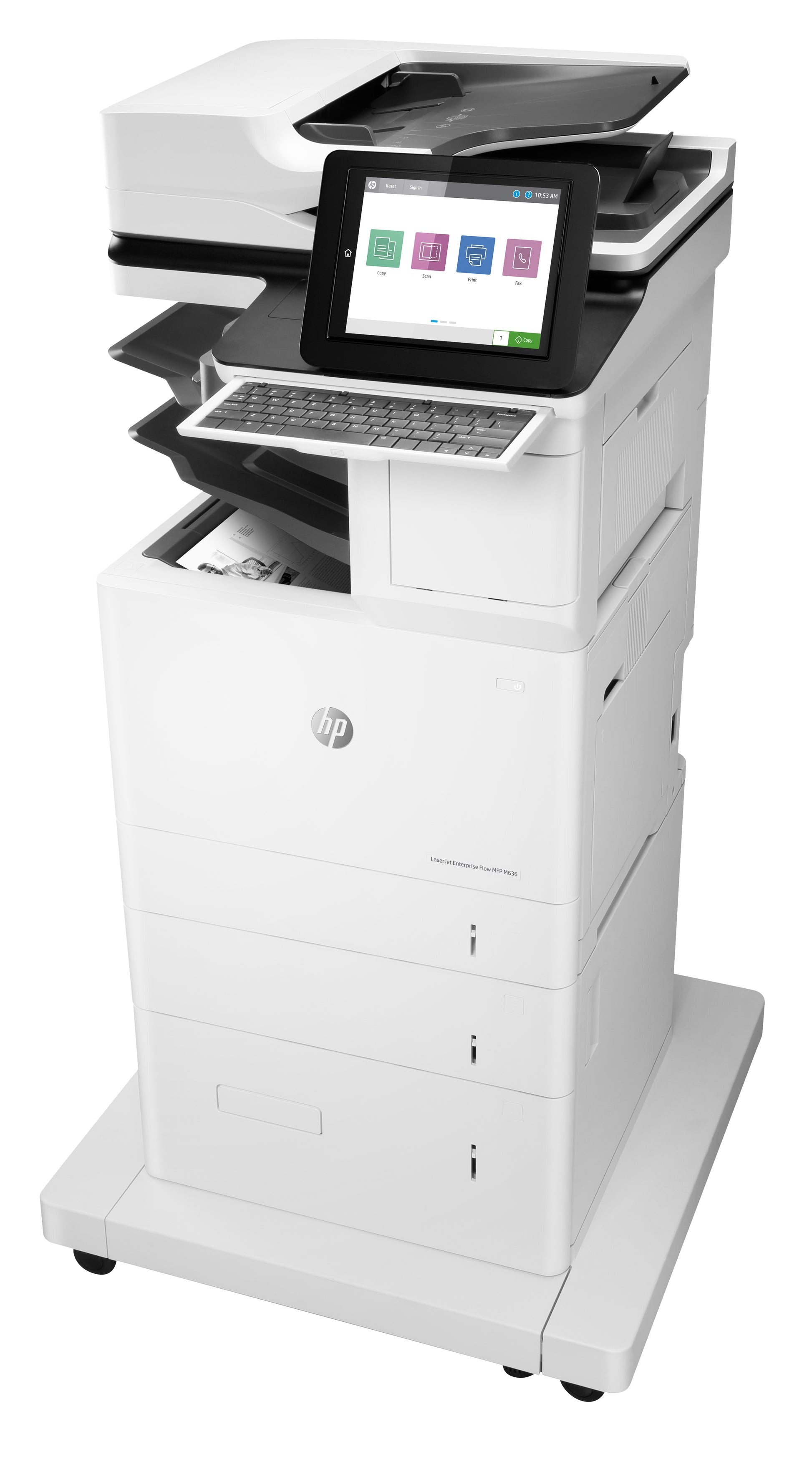 HP LASERJET ENTERPRISE FLOW M636Z – S/W Laser-MFP A4 – 71 ppm S/W