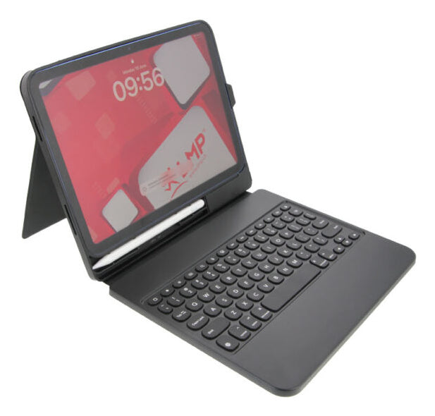 LMP Tastatur-Case für iPad 10,9" (11. Gen.) – USB-C, QWERTZ (CH) – Schwarz