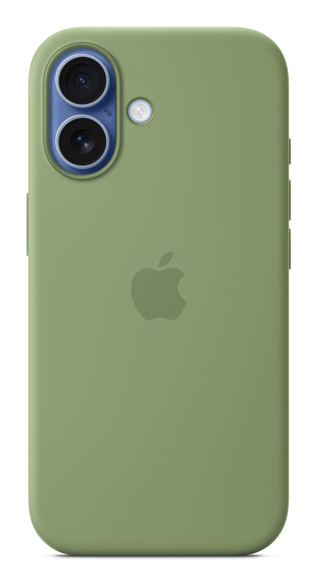 Apple Backcover – für Apple iPhone 17 – grün – Silikon – MagSafe-kompatibel, mit Kartenfach