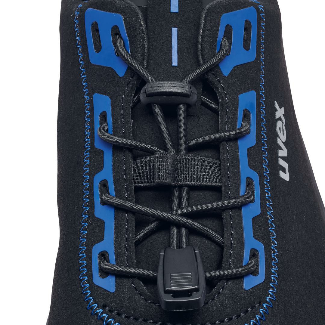 Uvex 1 x-craft Sicherheits-Halbschuh S2 – Schwarz/Blau – Grösse 43, Weite 11