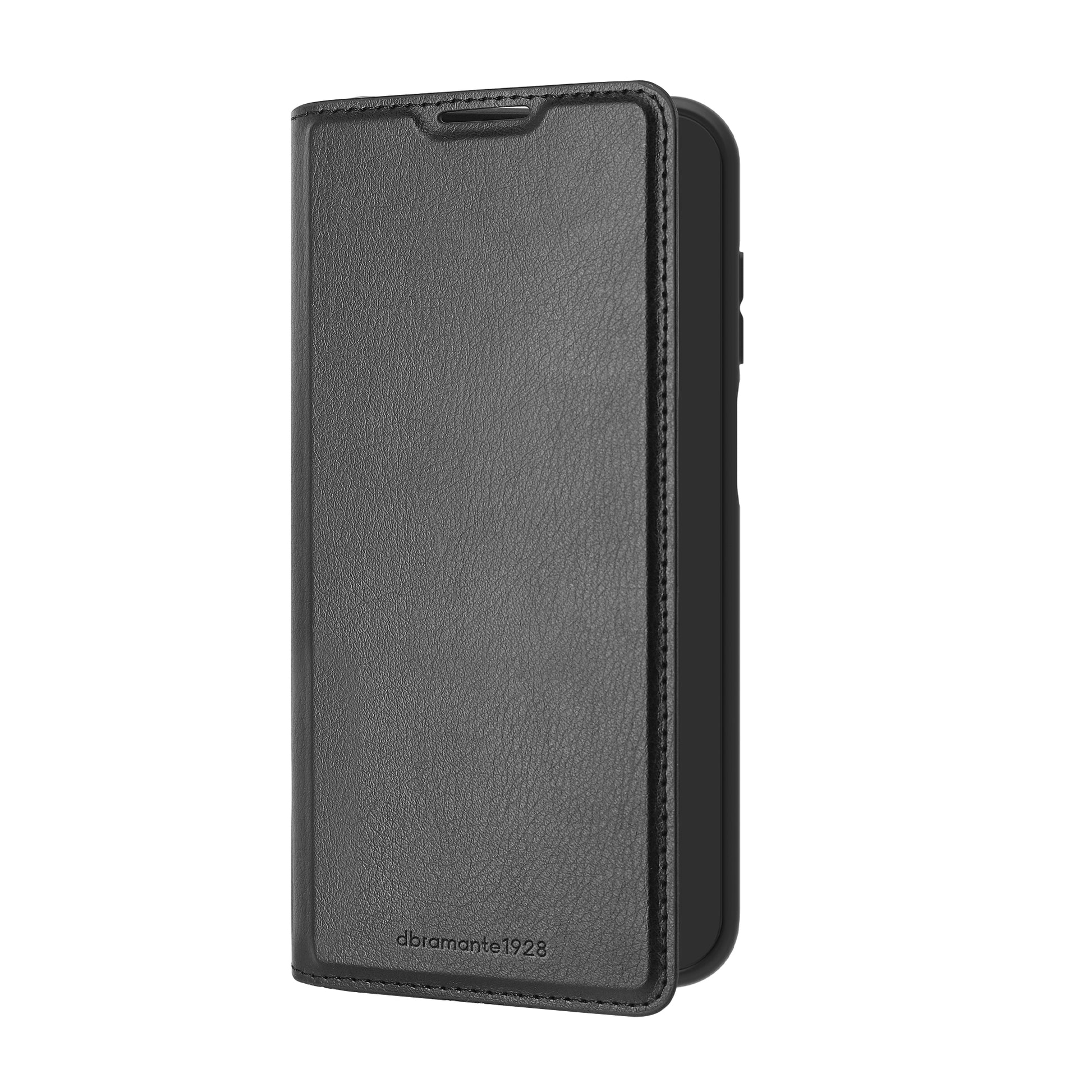 dbramante1928 Oslo Folio – für Samsung Galaxy A15 (4G/5G), mit Ständer, mit Kartenfach, PU, Schwarz
