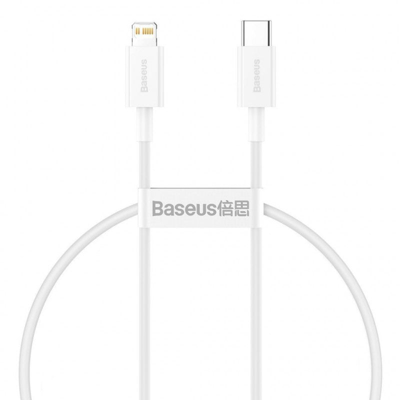 Baseus 013 USB-C auf Lightning Kabel, 0,25 m, Weiss, Schnellladen