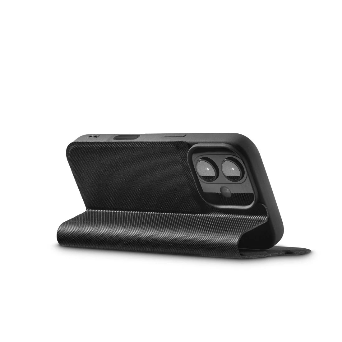 Hama Booklet Daily Protect Folio – für Apple iPhone 16 Plus, mit Ständer, 2 Kartenfächer, PU+TPU, Schwarz