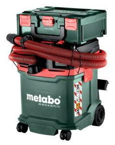 Metabo Nass-/Trockensauger AS 36-18 M 30 PC-CC – 2-in-1, 2000 mAh, 30 l, Akkubetrieb