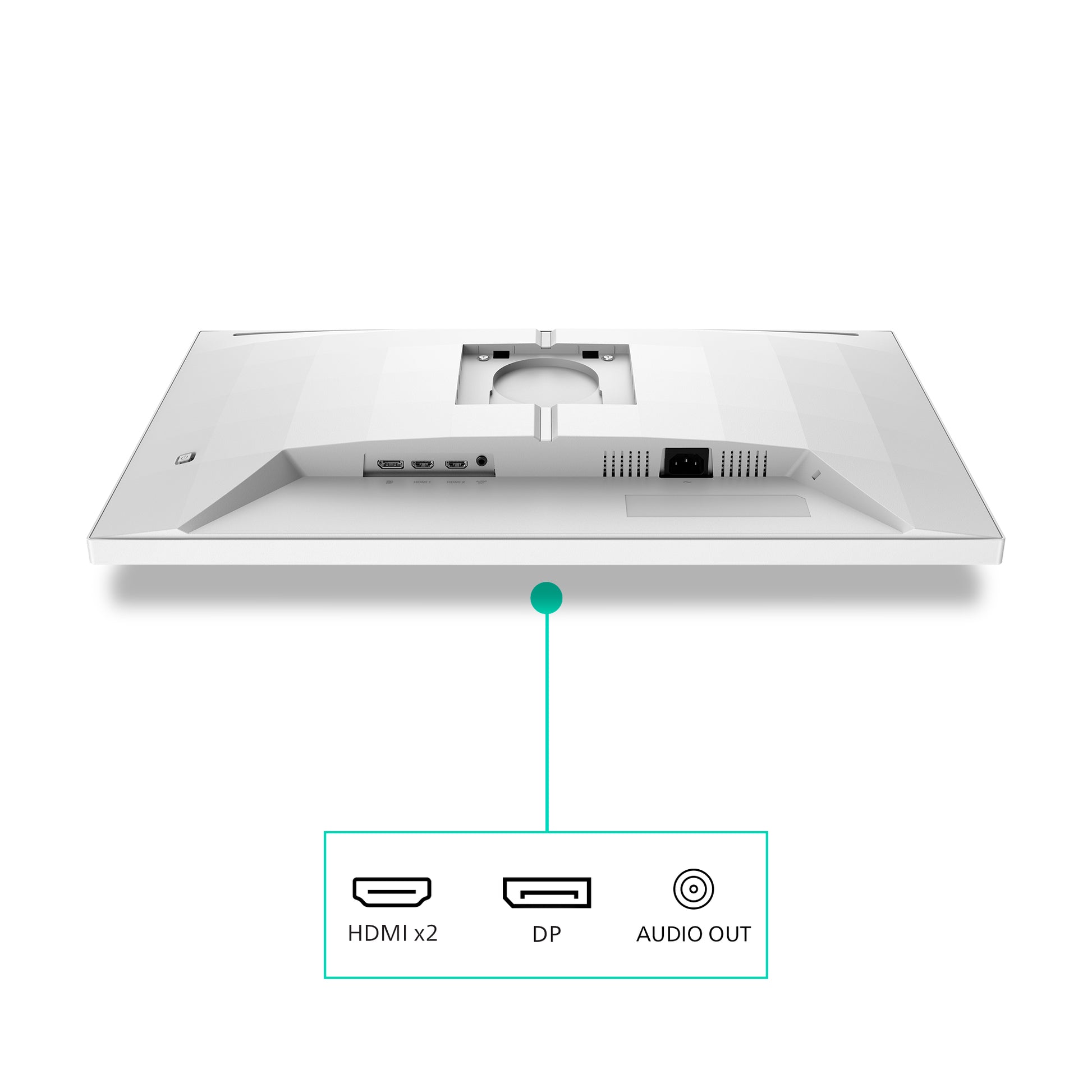 Philips 27M2N3501PA/00 – Monitor, 27", 2560 × 1440 (WQHD), IPS, 260 Hz, G-Sync, Lautsprecher, Weiss