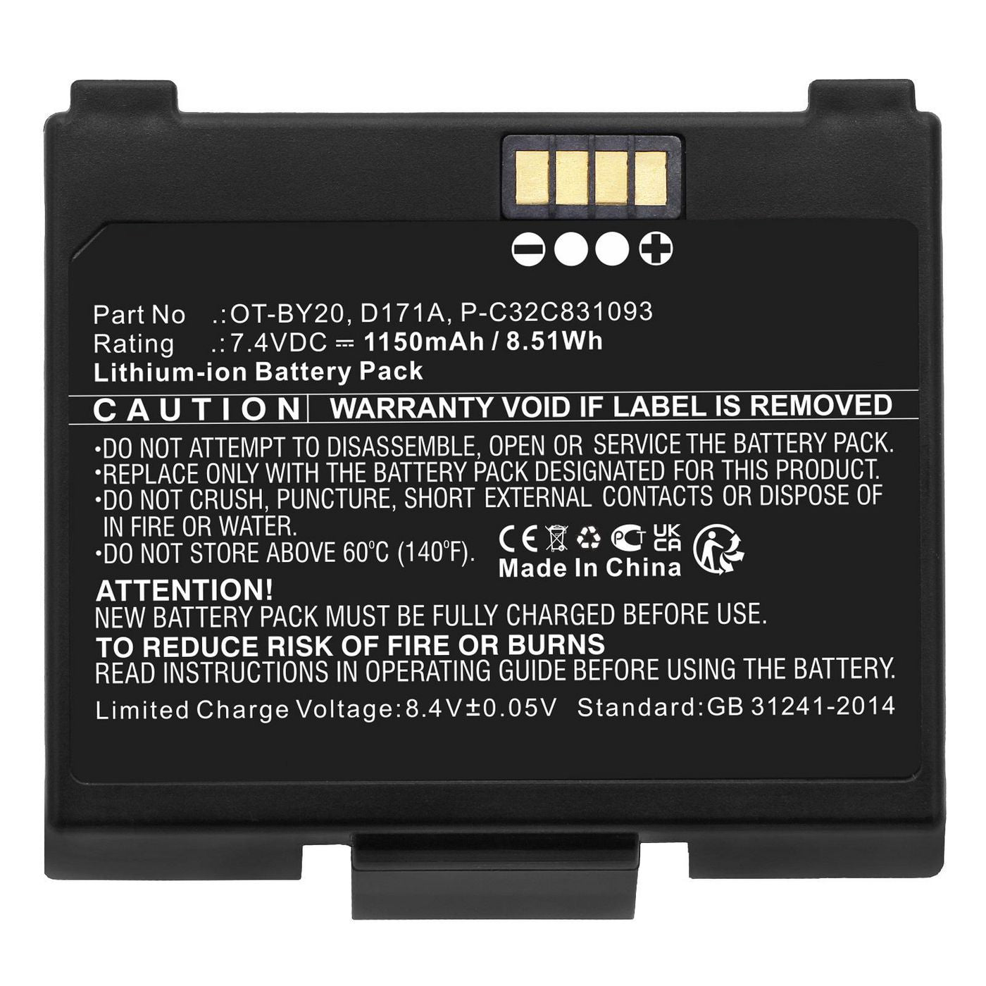 CoreParts Akku 1150 mAh 7,4 V – für Epson