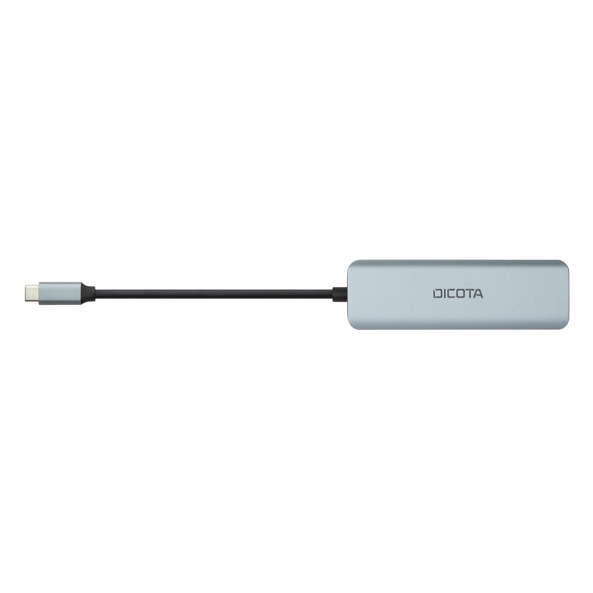 DICOTA D32061 USB-Hub – USB-C, 2× USB-A, 2× USB-C (10 Gbit/s), für Windows/Mac