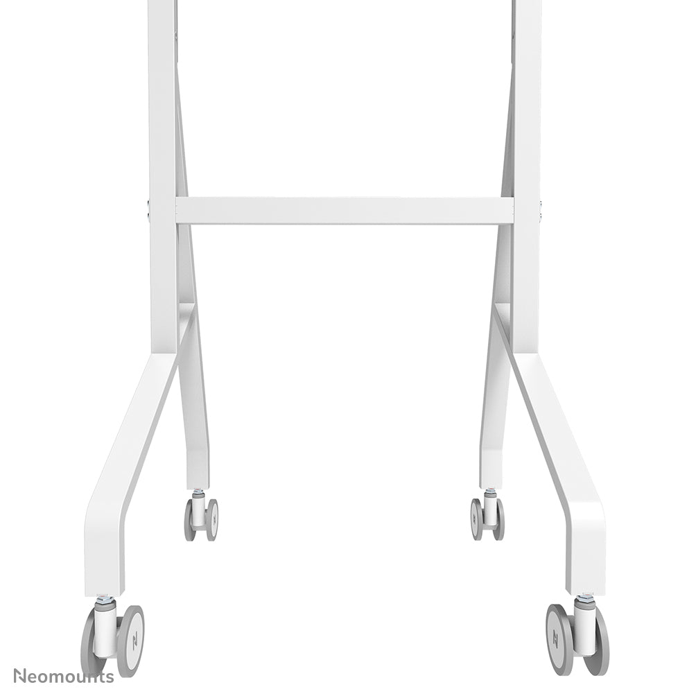 Neomounts MOVE Go Flip – Trolley, drehbar, für 55–65", VESA 400×400, bis 50 kg, höhenverstellbar, weiss