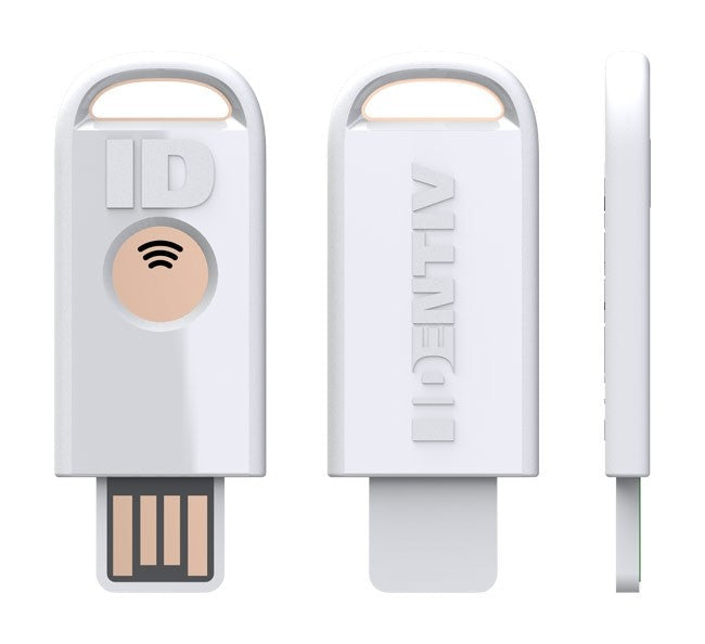 Identiv Sicherheitsschlüssel (USB-A) – FIDO2, NFC – Weiss
