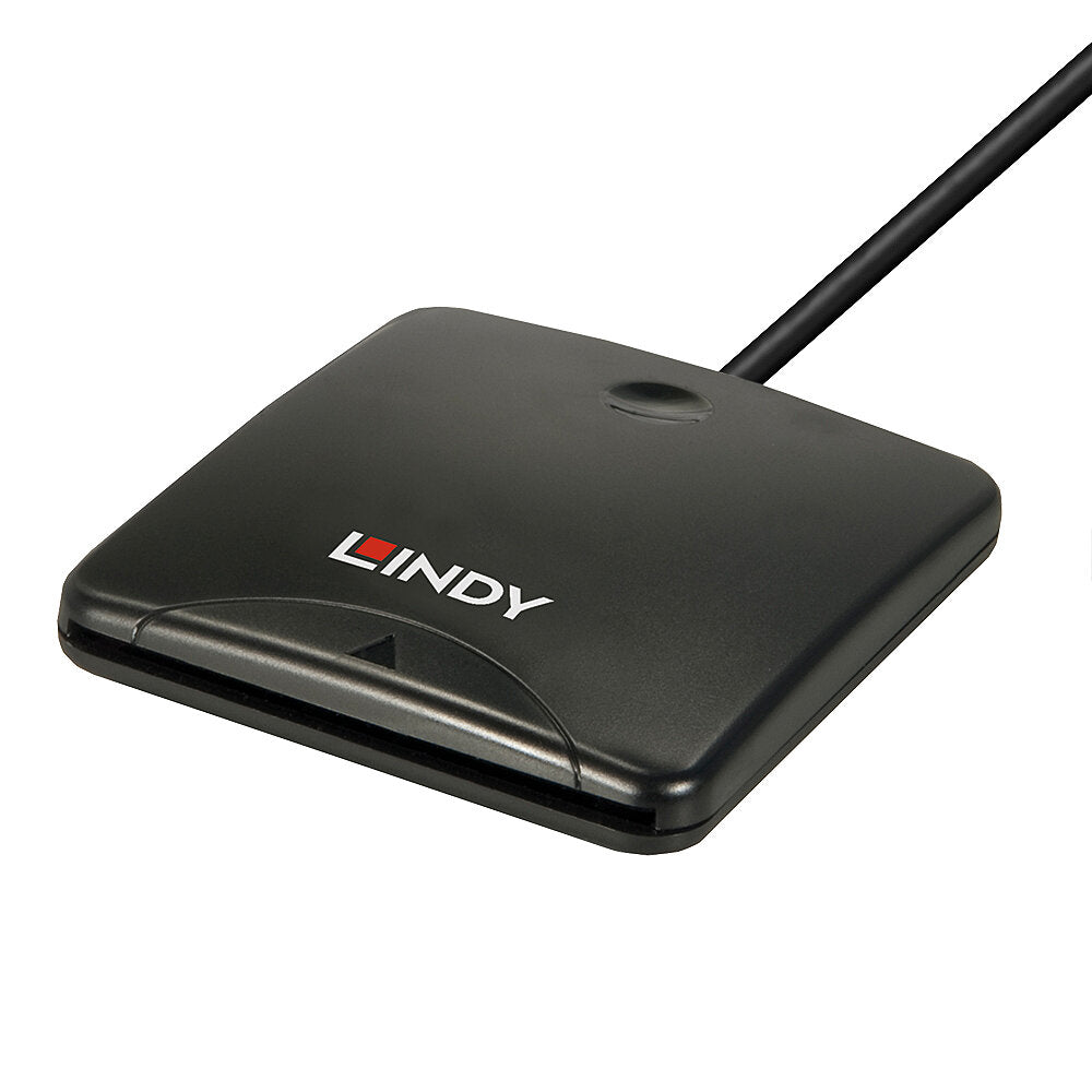 Lindy Smartcard-Leser – USB 2.0, Schwarz