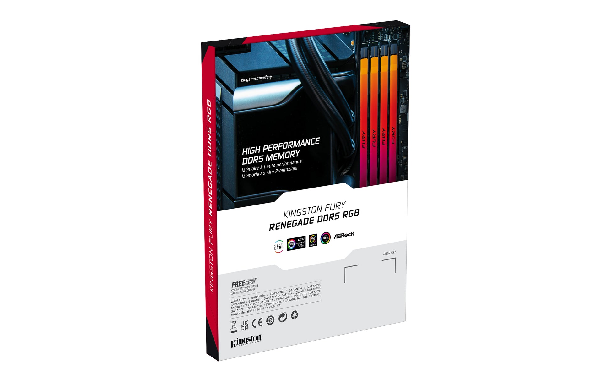 Kingston Technology Kingston FURY Renegade RGB – DDR5 DIMM – 48 GB, 6000 MT/s, CL32, 288-polig, XMP 3.0