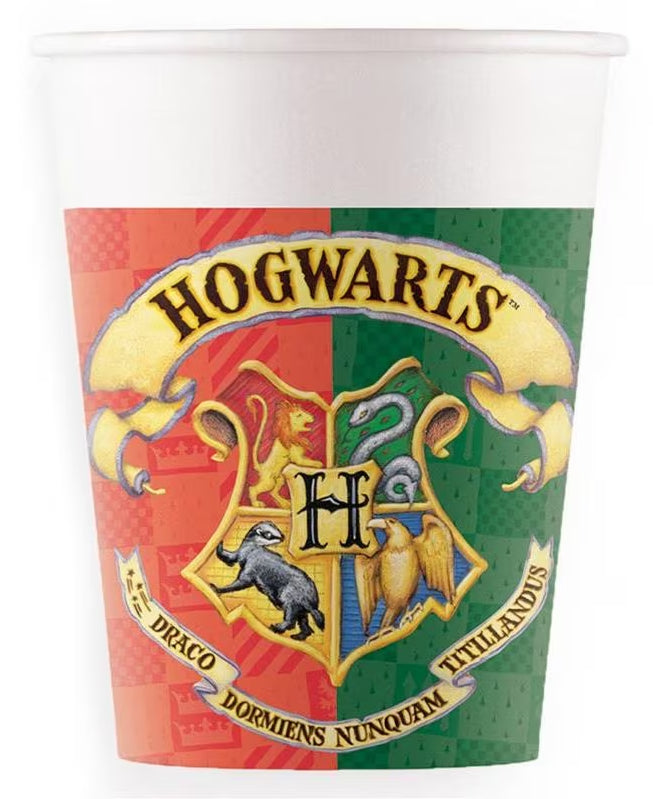 Amscan Trinkbecher Harry Potter, Papier/Karton – 2 dl – Mehrfarbig – 8 Stk.
