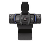 Logitech C920S PRO Webcam – Full HD, 30 fps, USB, Autofokus, Abdeckung, 78°, Schwarz, für Windows & macOS