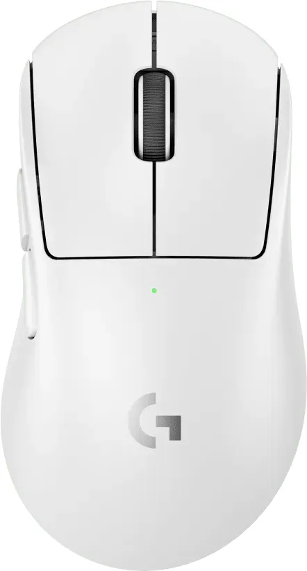 Logitech G PRO X SUPERLIGHT 2 DEX – Gaming-Maus – Kabellos (2,4 GHz), 44000 DPI, Rechts, Weiss