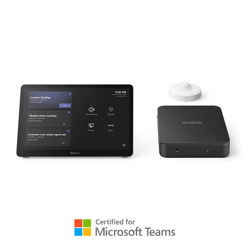 Yealink McoreKit-C5U-MS – Konferenzraum-System – Kit mit MCore4 AI, Mtouch Plus