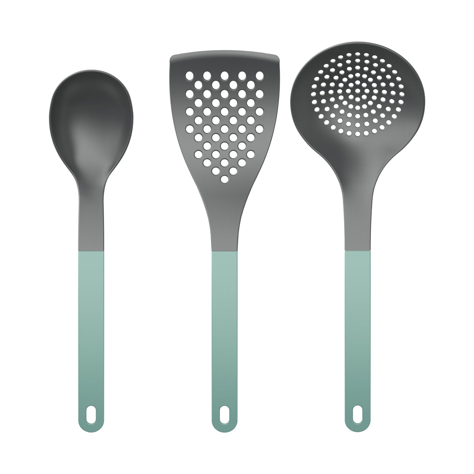 Rosti Optima – Küchenhelfer-Set 3-teilig, Nylon, Grün