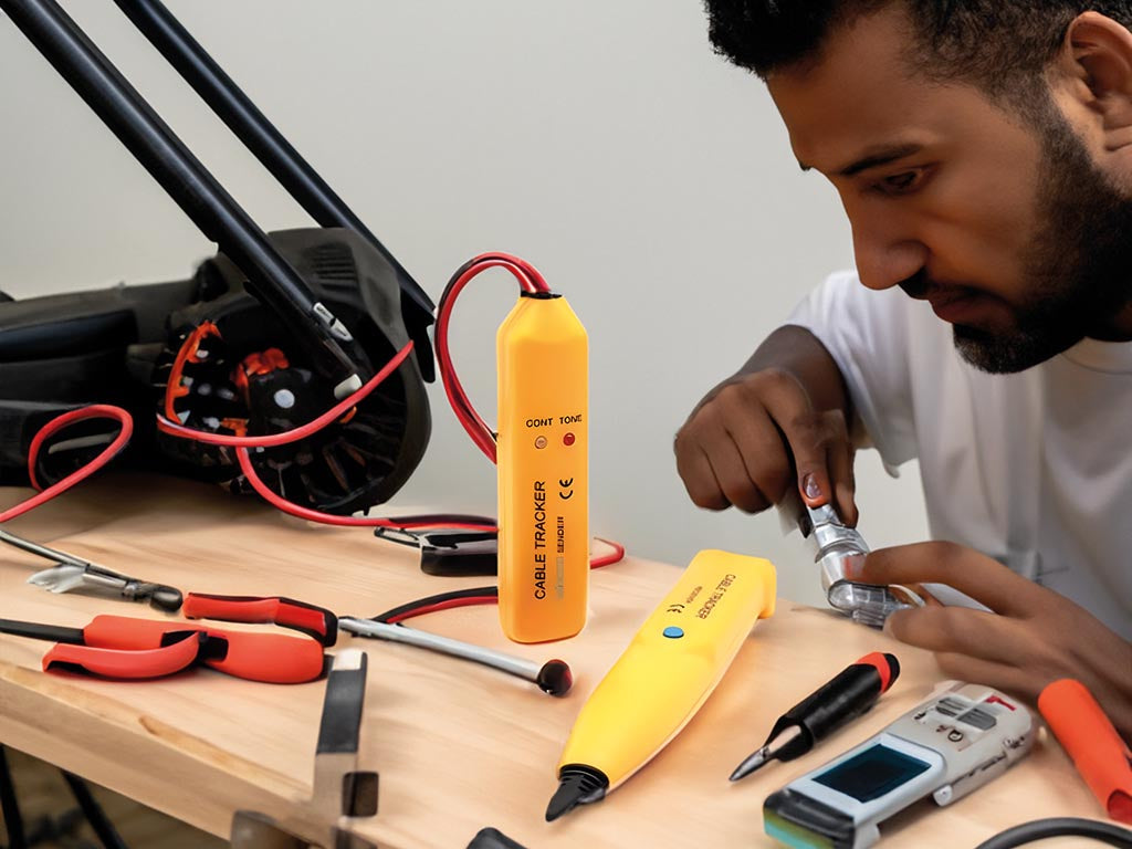 Velleman 408204 – Netzwerk-Kabeltester – Kabelfehleranalyse, Klemmen