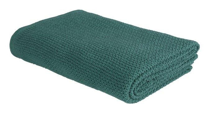 Eskimo Summer Dream Tagesdecke – Baumwolle, Tannengrün – 220 × 240 cm – OEKO-TEX Standard 100