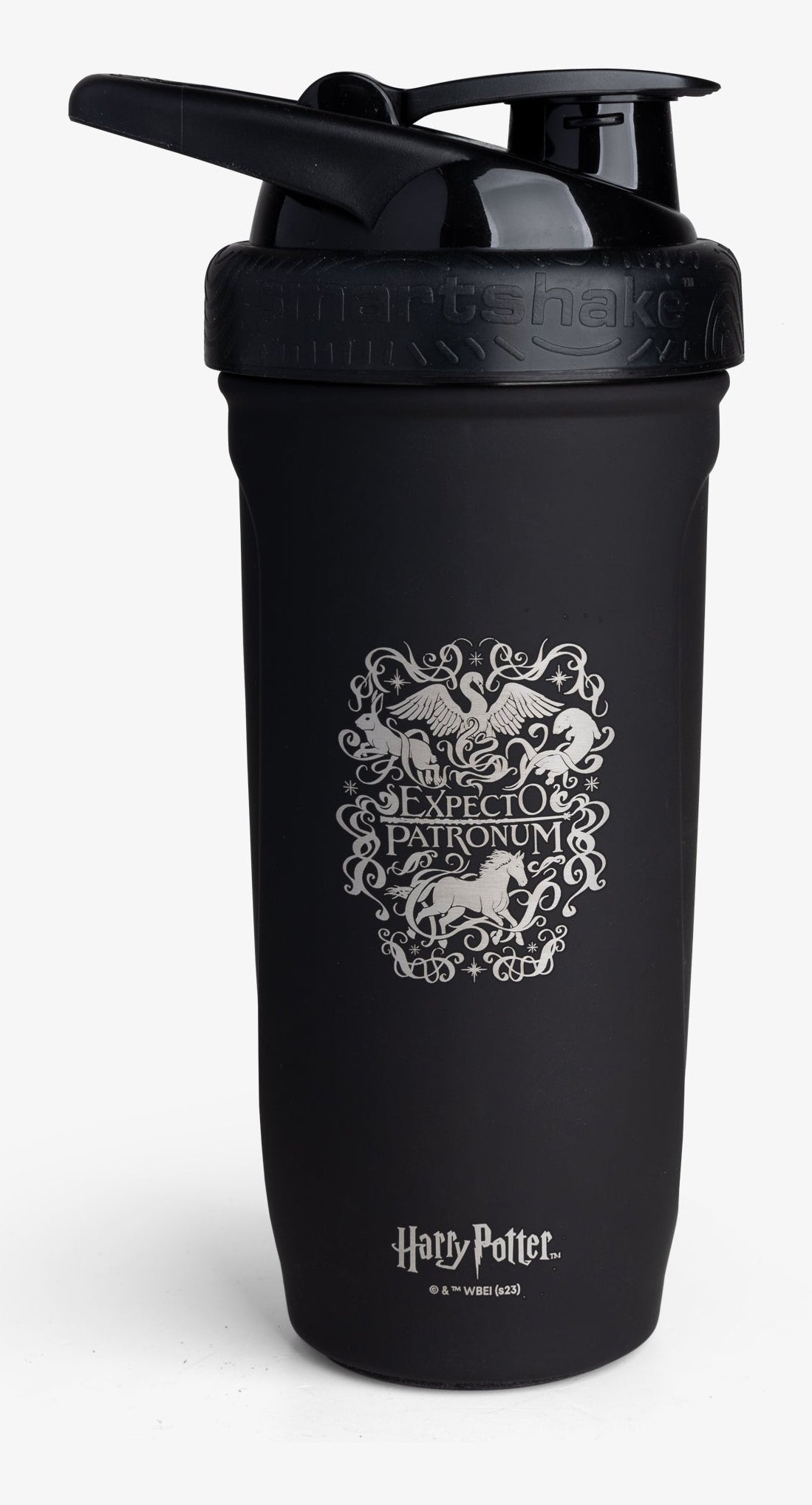 Smartshake Trinkflasche Reforce – 9 dl – Edelstahl, Schraubverschluss, auslaufsicher – Expecto Patronum