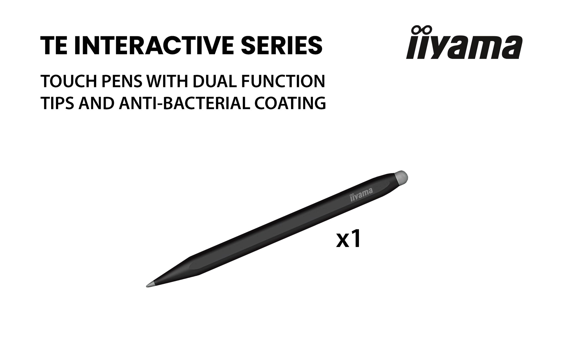 iiyama TE6515A-B2AG – 64,5" Touch, 3840 × 2160 (4K), VA, USB-C 100 W, LAN