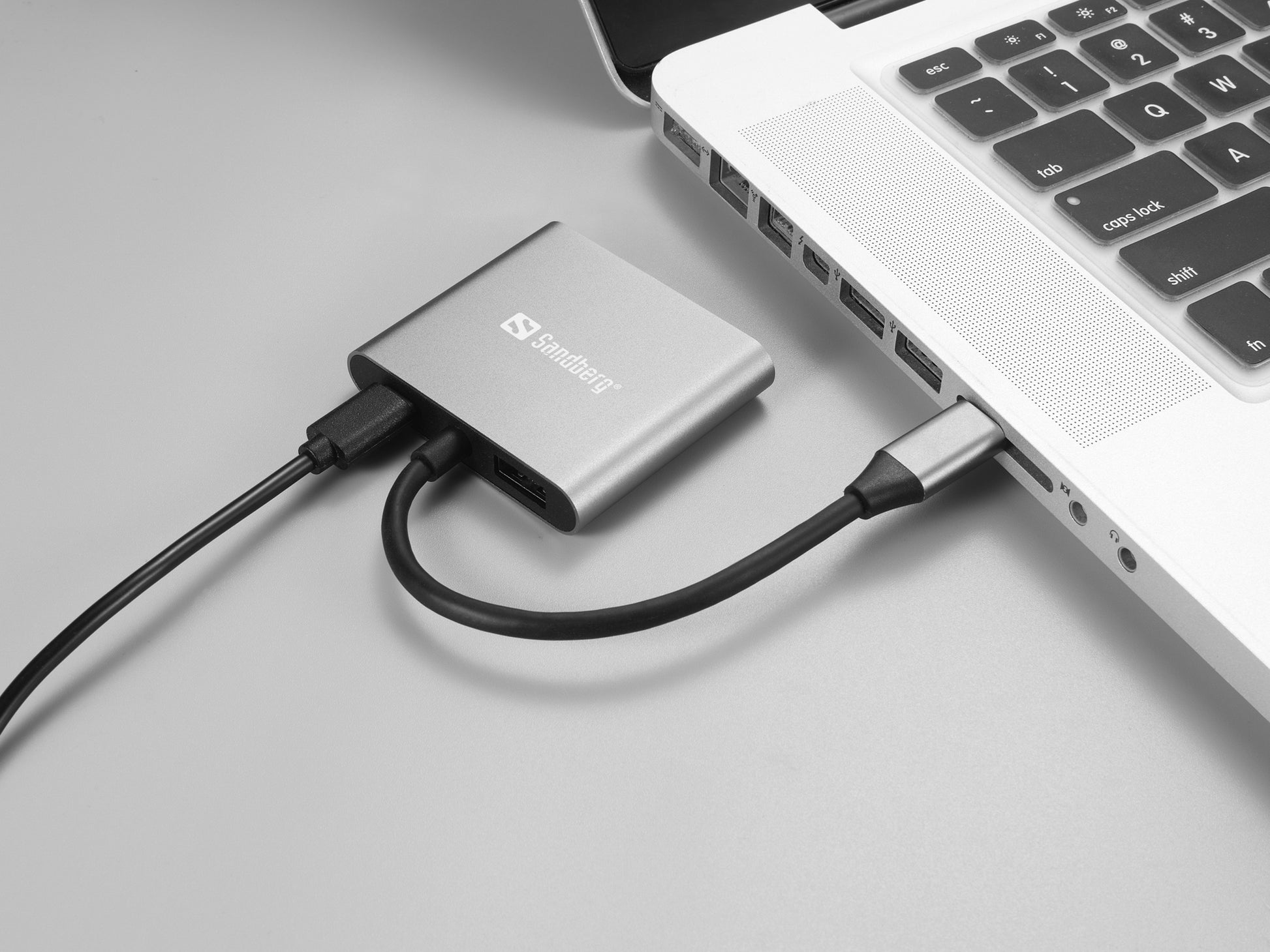 Sandberg 136-44 Dockingstation – USB-C, 2× HDMI, 1× USB-A, für Windows 10/Windows 11