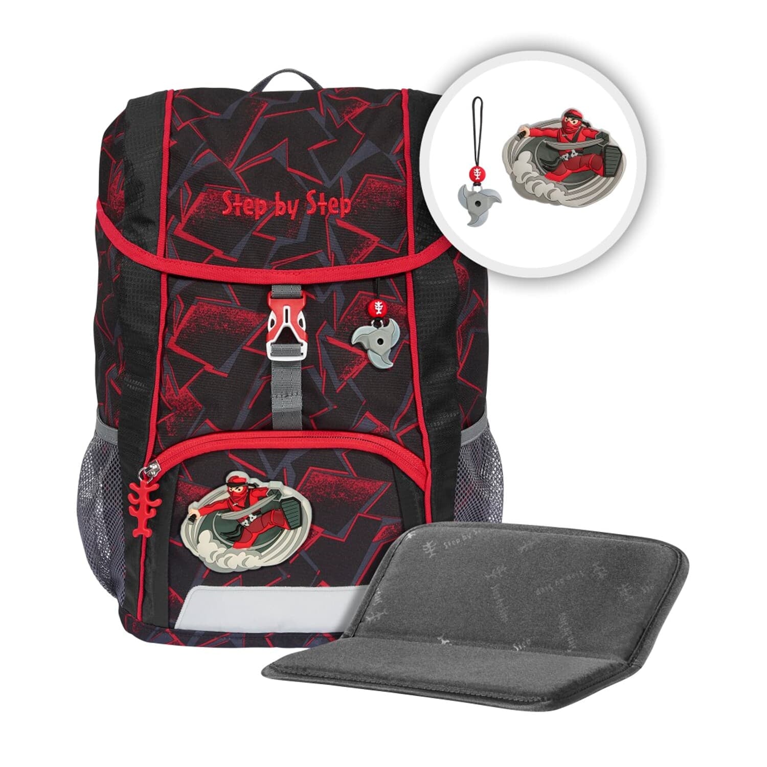Step by Step Kindergartenrucksack-Set Kid – 3-teilig – Ninja Yuma