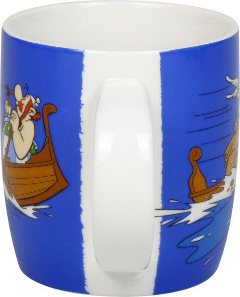 Könitz Porzellan Könitz Becher – 400 ml, Ø 8,7 cm, Knochenporzellan, Blau, spülmaschinenfest, mikrowellengeeignet
