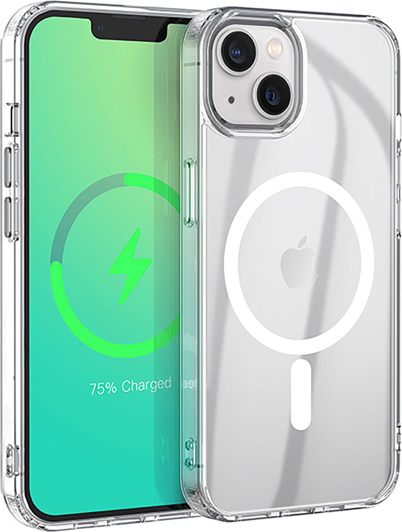 eSTUFF INFINITE (GRS) OSLO Backcover – für Apple iPhone 15, PC+TPU, Transparent
