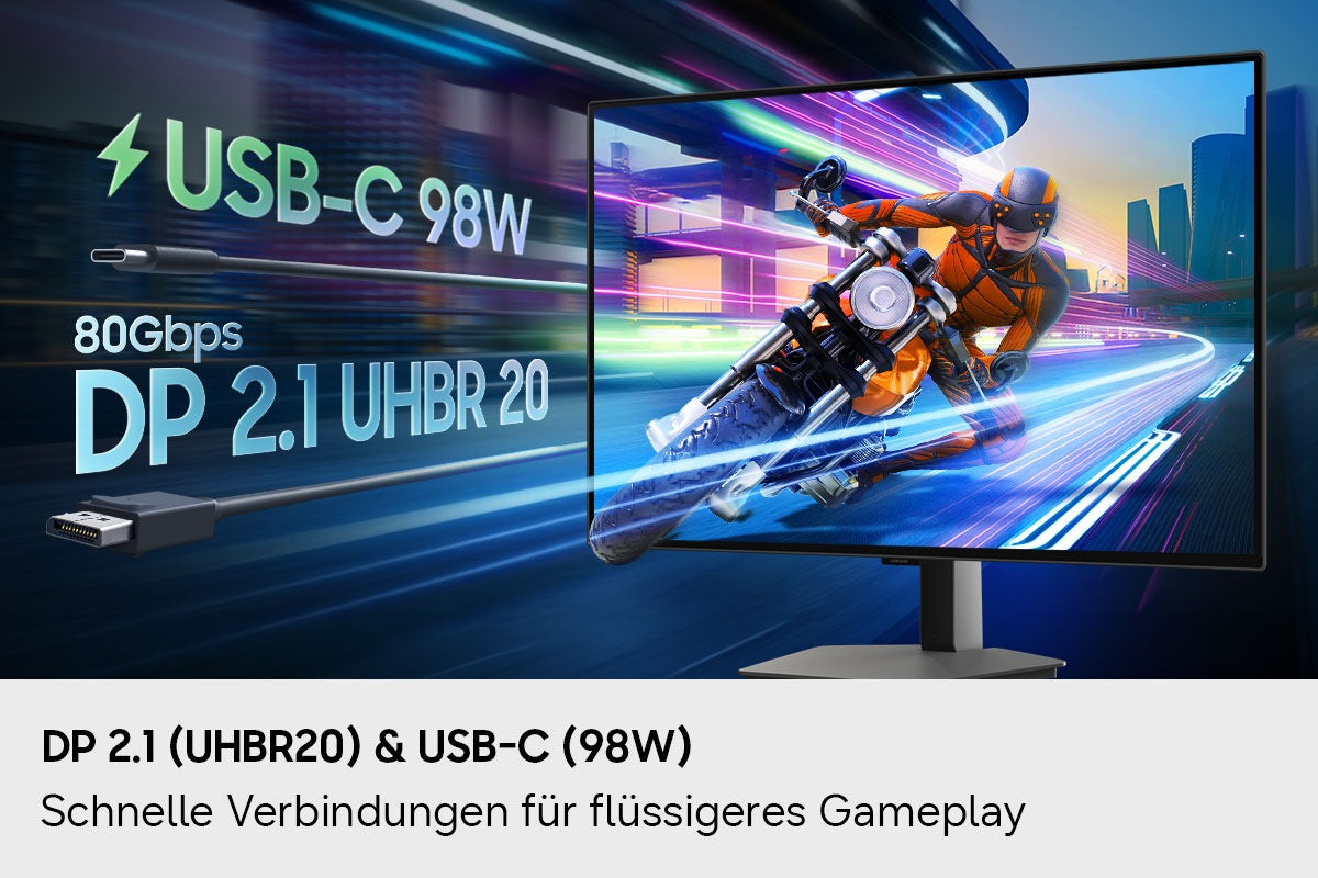 Samsung Odyssey G8 (G80SH) – 27", 3840 × 2160 (4K), OLED, 240 Hz, USB-C 98 W, DisplayHDR 400