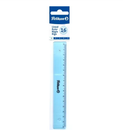 Pelikan Lineal – Acryl – 16 cm – Tuschekante – Blau