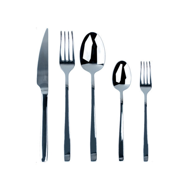 Silwy Lunchbox-Besteck – 5-teilig, 22 cm, Edelstahl, mit Tragetasche, spülmaschinenfest