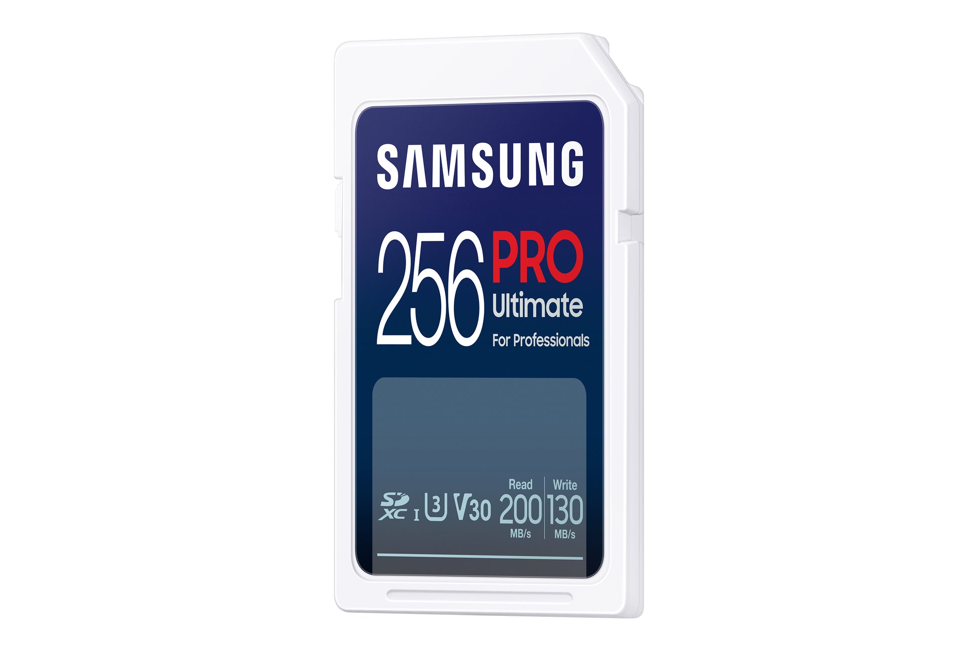 Samsung MB-SY256S SDXC 256 GB – UHS-I, U3, V30, 200/130 MB/s, Weiss