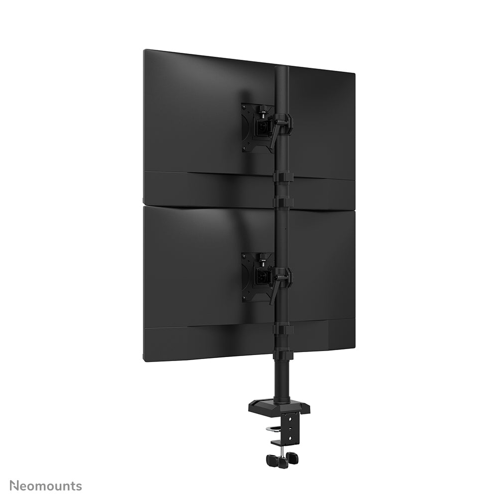 Neomounts NERO – Monitorarm Tischhalterung – Klemme/Durchführung – 2 Monitore – 10–32" – bis 9 kg/Monitor