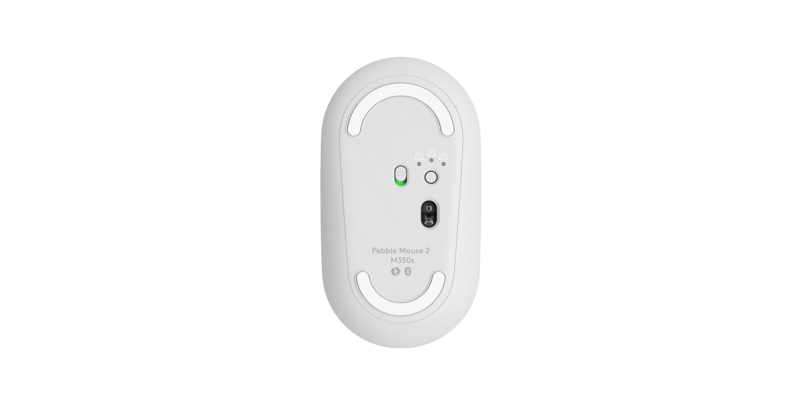 Logitech Pebble 2 Combo – Tastatur, kabellos (Bluetooth/2,4 GHz), US-Layout (EN), Weiss