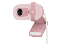 Logitech Brio 100 – Webcam – Full HD 1080p, USB, Rosa