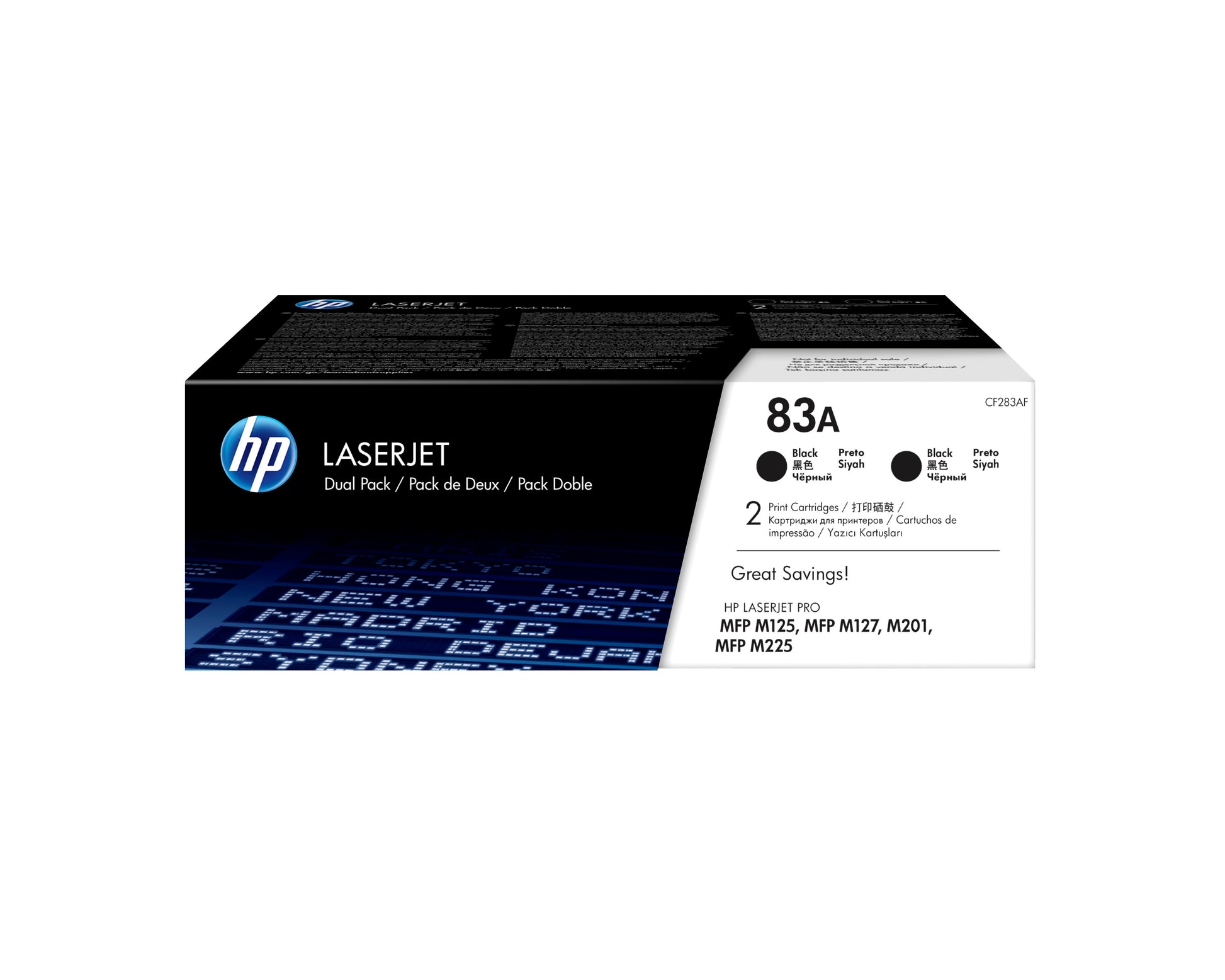 HP Toner-Multipack 83A – Schwarz, 1500 Seiten