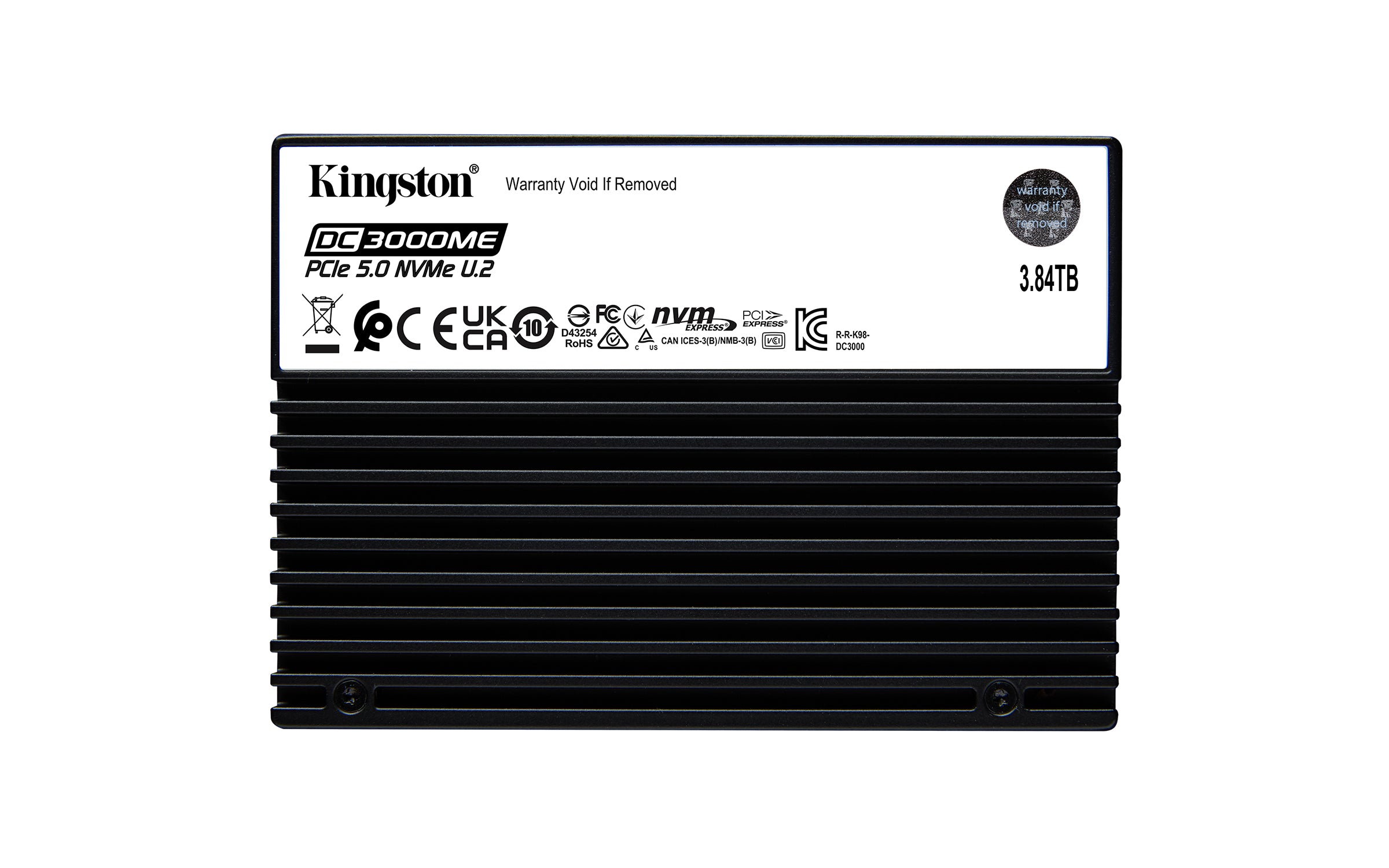 Kingston SSD – DC3000ME, 3,84 TB, U.2 PCIe 5.0 NVMe