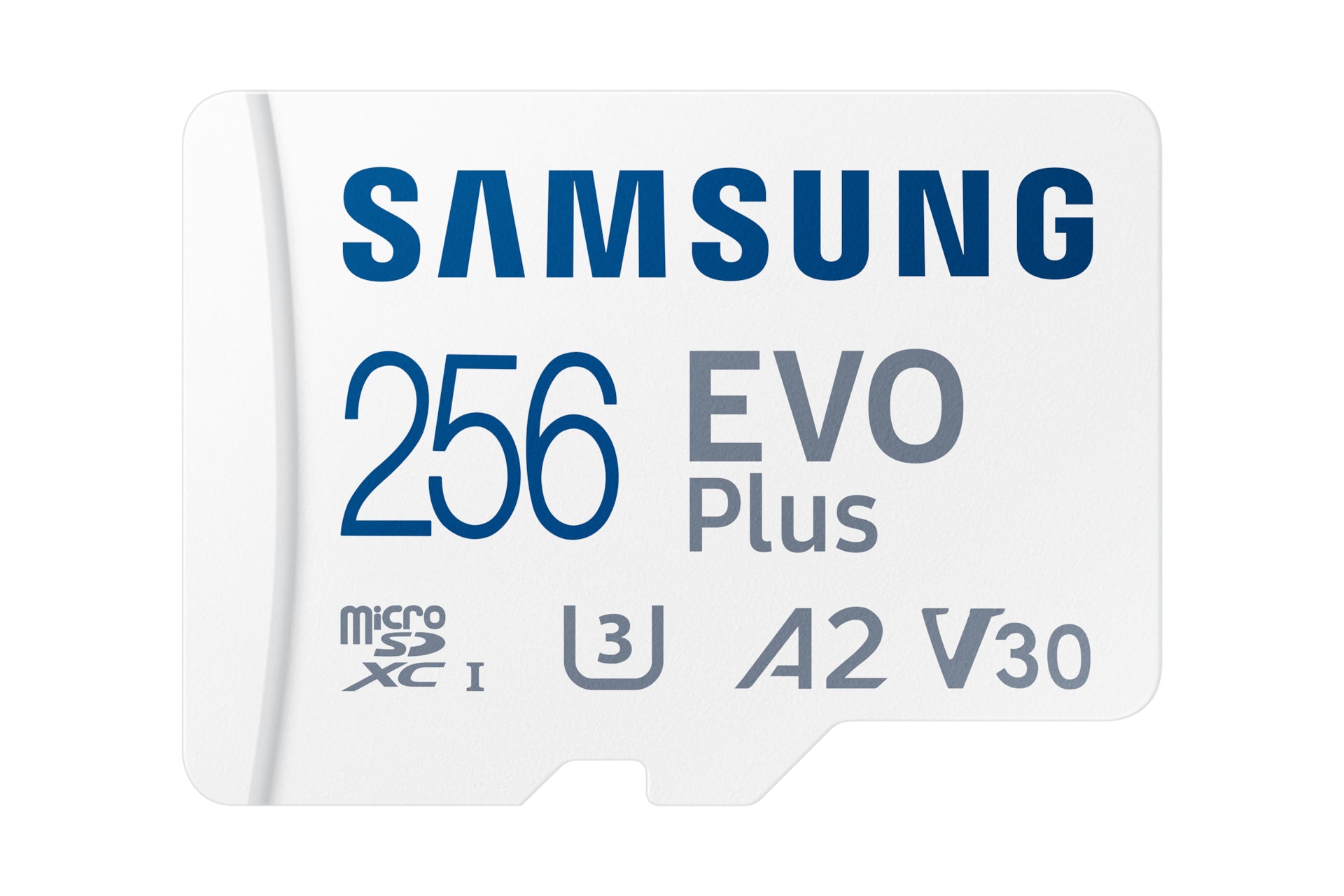 Samsung EVO Plus microSDXC 256 GB – UHS-I, U3, V30, A2, 160 MB/s Lesen, inkl. SD-Adapter