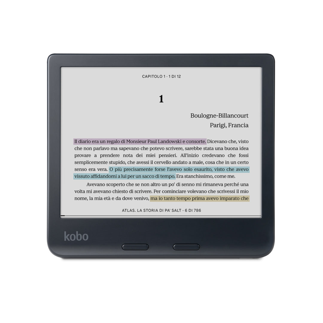 Kobo Libra Colour Schwarz – 7" E Ink Kaleido 3, 32 GB, wasserfest, mit Stylus
