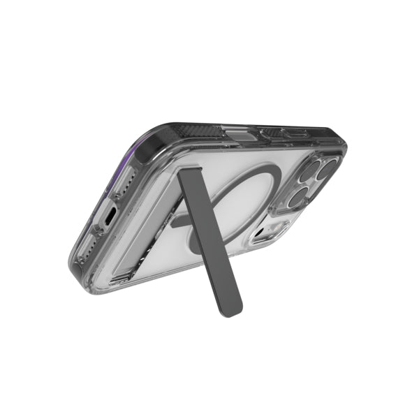 ZAGG Santa Cruz Snap – Backcover – für Apple iPhone 17 Pro, Graphen, Schwarz/Transparent, bis 4 m Sturzsicher