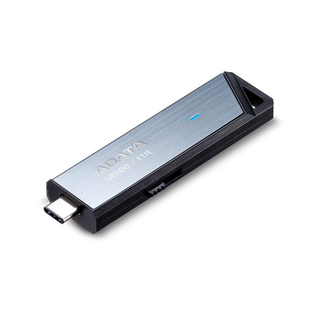 ADATA UE800 USB-Stick 1 TB – USB-C USB 3.2 Gen 2, 1000/1000 MB/s, Dia, Silber