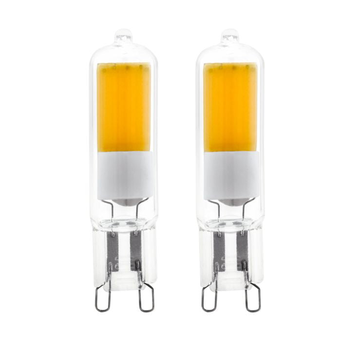 EGLO Leuchtmittel G9 Kapsel – Neutralweiss 4000 K, 200 lm, 2 W – IP20 – 1 Stk. – Transparent, Glas
