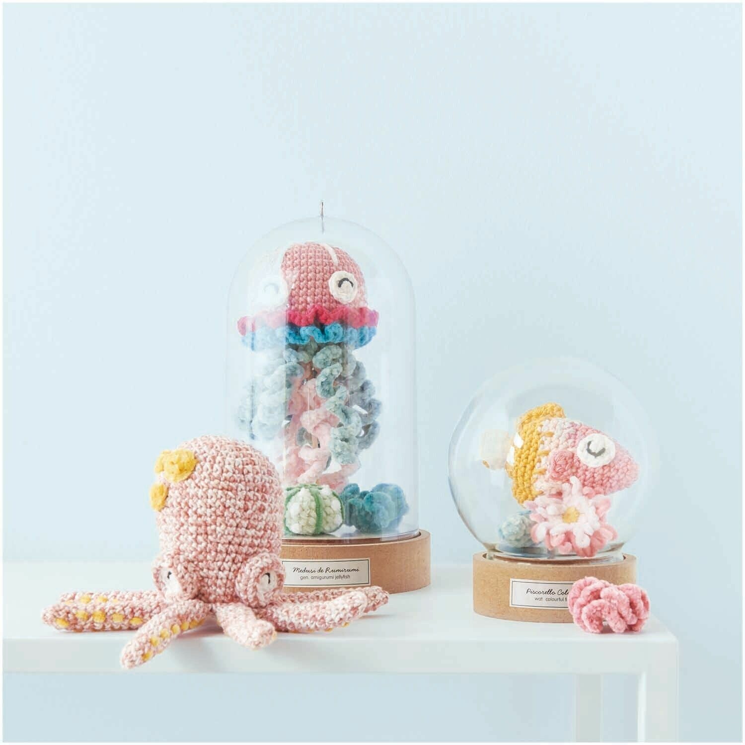 Rico Design Ricorumi Nilli Nilli Garn Aqua – 25 g, 65 m, Nadel 3 mm, 100% Polyester, 1 Stk.