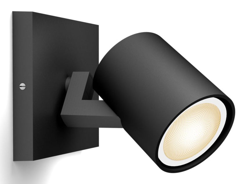 Philips Hue Spot LED White ambiance Runner – Bluetooth, dimmbar – 2’200–6’500 K – 350 lm, 4,2 W – GU10 – schwarz