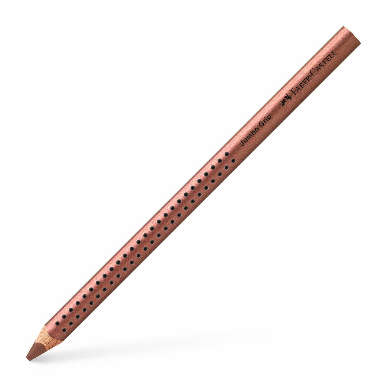 Faber-Castell Buntstifte Jumbo Grip – Jumbo, Metallic, Aquarell, Dreikant, Einzelstift Kupfer
