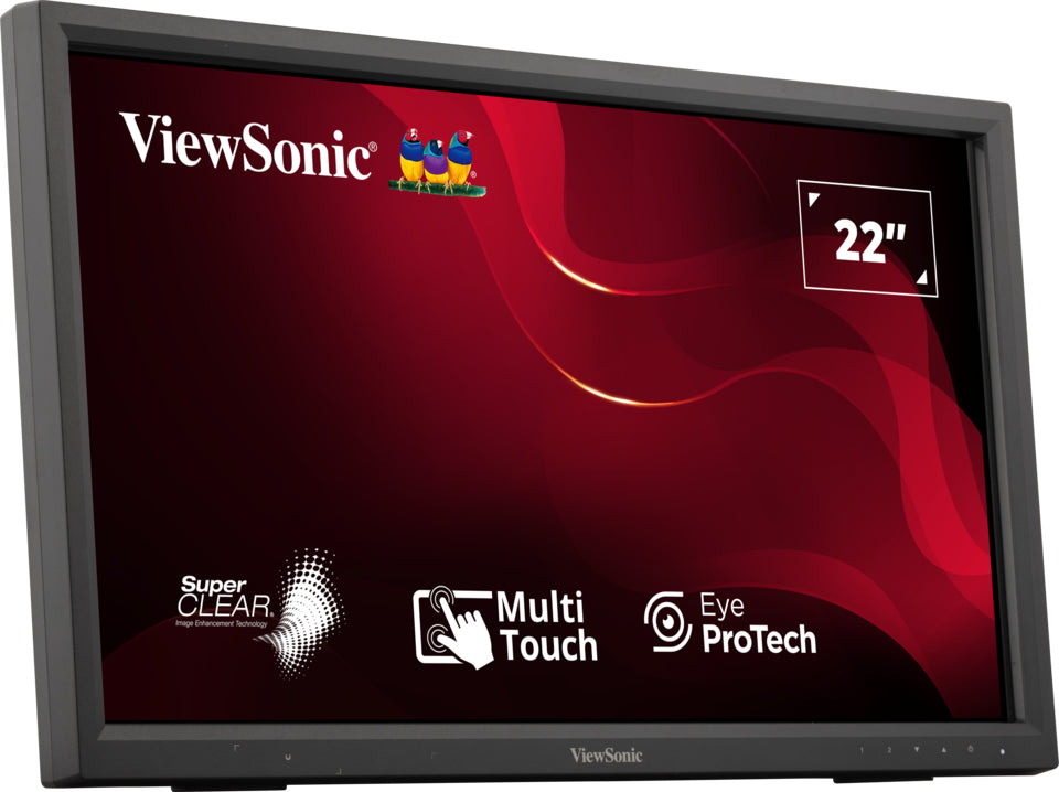 Viewsonic TD2223-2 – Monitor, 22", 1920 × 1080 (Full HD), Touch, 250 cd/m²