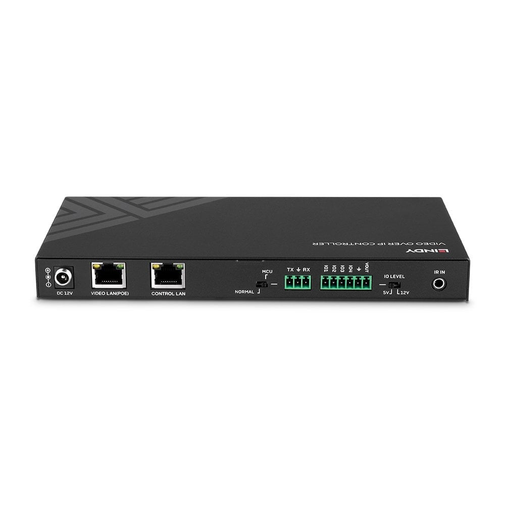 Lindy 4K30 – AV-Repeater – 4K UHD, kabelgebunden, RJ-45, PoE – für HDMI & USB über IP – Schwarz