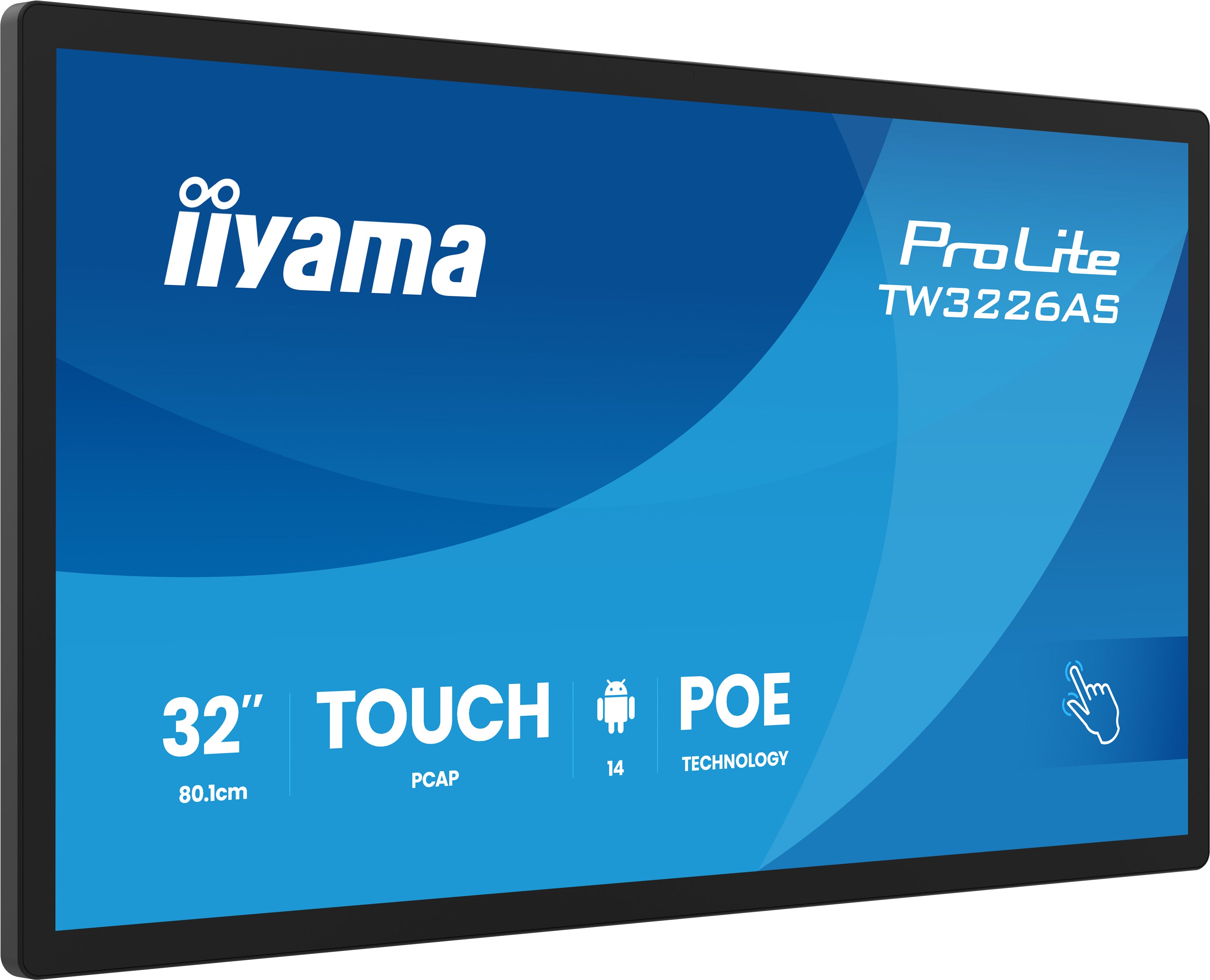 iiyama ProLite 31,5" FHD Touch – 500 cd/m²