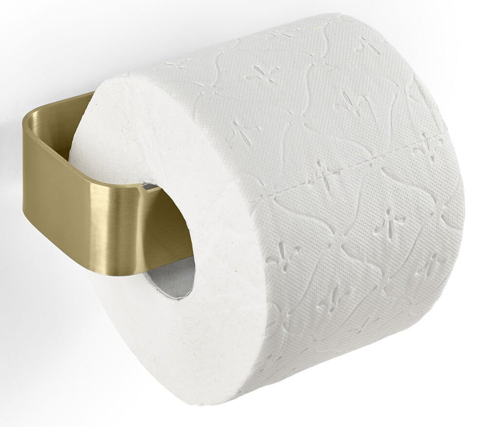 Zone Denmark Toilettenpapierhalter – Messing, Gold, Wandmontiert, 7,6 × 16,4 × 4 cm
